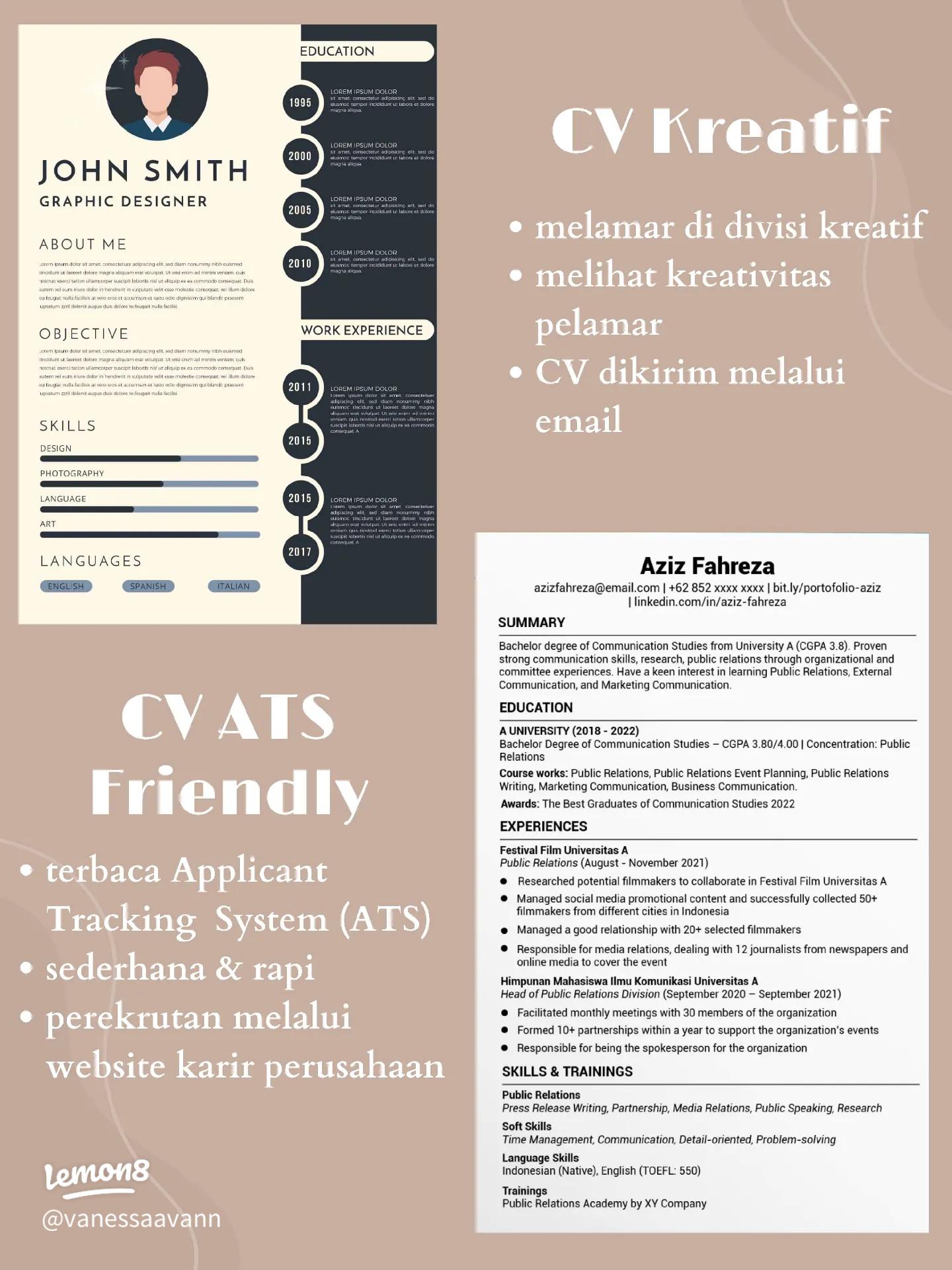 Jasa Desain CV